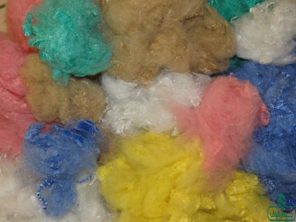 نحوه تولید الیاف سالید رنگی